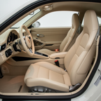 High Gloss Black Automotive PVC Faux Leather Upholstery Material for Ferrari Front Cabin Seats Steering Wheel Refit