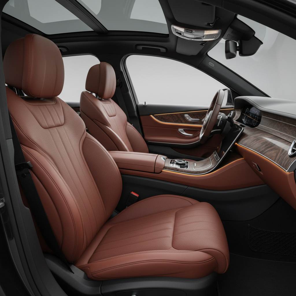 PVC Leather Fabric for Car Interior Seat Steering Wheel